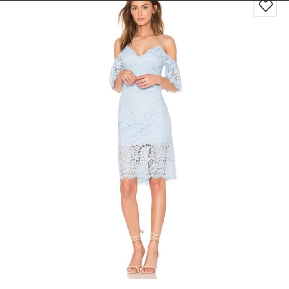 Bardot Karlie Dress in Sky Blue